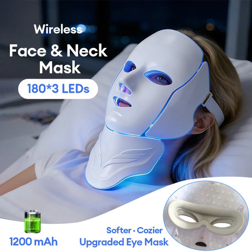 LumaGlow LED face and neck mask